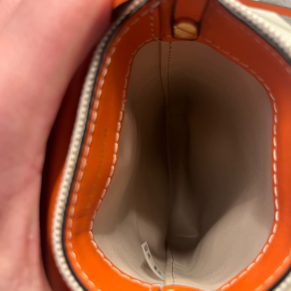 Tory Burch Orange and cream Crossbody Bag - Picture 4 of 5